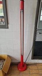 2x Staande TL lampen met rode armaturen, Ophalen, Gebruikt, Rood, staand