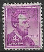 USA 1954 - Yvert 589 - Abraham Lincoln (ST), Postzegels en Munten, Verzenden, Gestempeld, Noord-Amerika