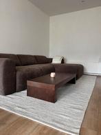 Japandi Salontafel Donkerbruin, Huis en Inrichting, Tafels | Salontafels, 100 tot 150 cm, Ophalen of Verzenden, Zo goed als nieuw