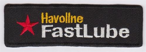 Texaco Havoline Fastlube stoffen opstrijk patch embleem #3, Motoren, Accessoires | Stickers, Verzenden