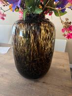 Cheetah vaas, Overige kleuren, Ophalen of Verzenden, Minder dan 50 cm, Glas