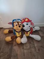 Grote Paw Patrol Knuffels - Chase & Marshall, Ophalen of Verzenden, Zo goed als nieuw, Hond