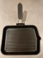 Risoli Grillpan - Gas - Afneembaar Handvat, Ophalen of Verzenden, Zo goed als nieuw, Overige materialen, Koekenpan of Braadpan