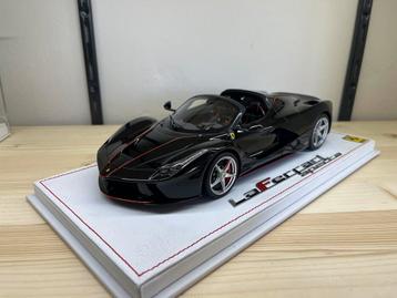 BBR Ferrari LaFerrari Aperta Nero Daytona 1:18 beschikbaar voor biedingen