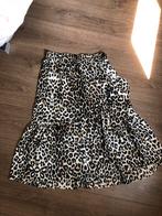 Rok - zigeunerrok panter print maat L, Bruin, Maat 42/44 (L), Ophalen of Verzenden, Zo goed als nieuw