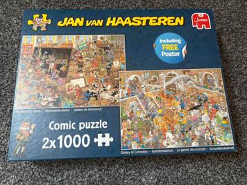 Puzzel 2x1000 jan van haasteren beschikbaar voor biedingen