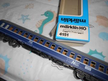 Märklin 4151 Nederland Slaaprijtuig NS TEN Trans Euro Nacht beschikbaar voor biedingen