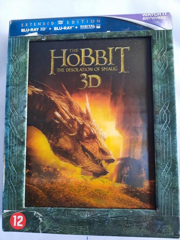 The Hobbit: The Desolation of Smaug 3D Blu-ray 5 x disc, Cd's en Dvd's, Dvd's | Science Fiction en Fantasy, Zo goed als nieuw
