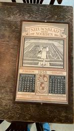 Nieuwsblad van het Noorden kalender 1938, Ophalen of Verzenden, Gebruikt, Reclamebord