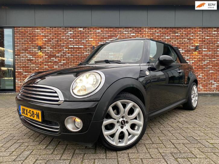 Mini Mini Cabrio 1.6 Cooper Chili Leer 17inch 144000km!, Auto's, Mini, Bedrijf, Te koop, Cabrio, ABS, Airbags, Airconditioning