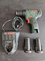 Bosch accu schroefboormachine, Doe-het-zelf en Verbouw, Gereedschap | Boormachines, Gebruikt, Variabele snelheid, Ophalen of Verzenden