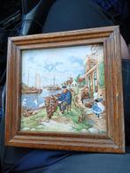 JC Hunnik tegel - Vissersdorp 1984, Antiek en Kunst, Antiek | Wandborden en Tegels, Ophalen