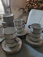 pillivuyt servies wit met zilveren rand, Ophalen, Overige typen, Zo goed als nieuw, Overige stijlen