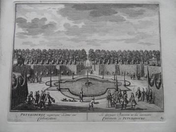 85 Nigtevecht Petersburg Kopergravure 1719 beschikbaar voor biedingen