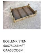 oude gaasbakken, Ophalen, Gebruikt, Hout