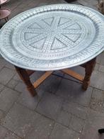 Marokkaanse tafel, izgs!!, Huis en Inrichting, Tafels | Bijzettafels, Ophalen, Zo goed als nieuw, Rond, 60 cm of meer