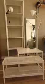 Hele serie Ikea ,wandrek, spiegel ,lampen,tafe, Huis en Inrichting, Ophalen, Zo goed als nieuw