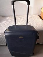 Samsonite blauwe koffer - Gebruikt, Goede Staat, Sieraden, Tassen en Uiterlijk, Koffers, Uitschuifbare handgreep, Gebruikt, Hard kunststof