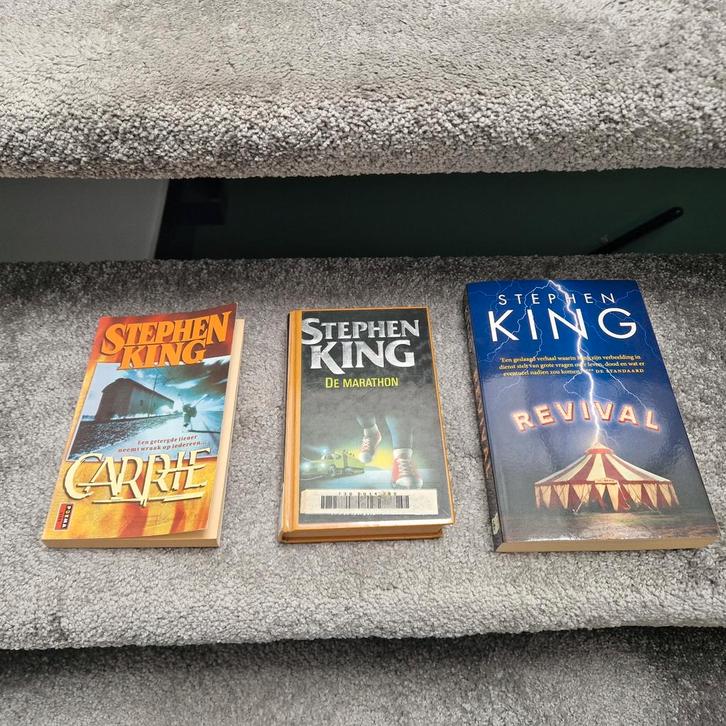 Stephen King Boeken - Carrie, Marathon, Revival, Boeken, Overige Boeken, Gelezen, Ophalen