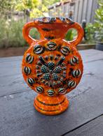 West - Germany vaas keramiek., Overige materialen, Oranje, Ophalen of Verzenden, Zo goed als nieuw