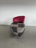 1x Leolux Kikko Chaise Lounge Antraciet/Grijs/Roze - Leer, Huis en Inrichting, Banken | Sofa's en Chaises Longues, Niet ingevuld