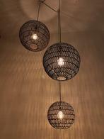 Zwarte bollampen, set van 3, Ophalen, Zo goed als nieuw, Minder dan 50 cm