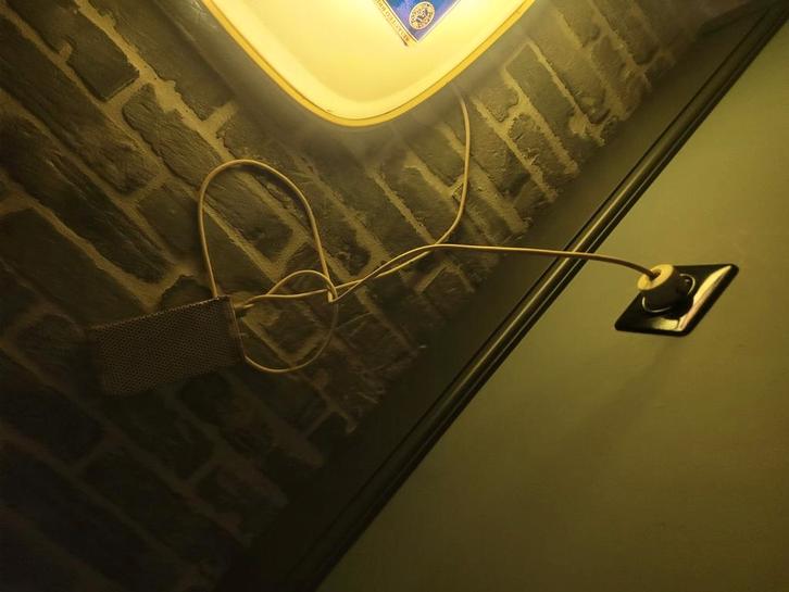 Vintage Drum Halzware Reclamebord, Antiek en Kunst, Antiek | Lampen, Ophalen of Verzenden