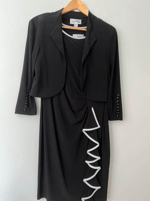 Joseph Ribkoff jurk zwart feestelijk  met jasje, Kleding | Dames, Jurken, Zo goed als nieuw, Zwart, Knielengte, Verzenden