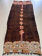 Groot antiek wandkleed/sprei uit Nepal/Tibet/Bhutan, Antiek en Kunst, Antiek | Kleden en Textiel, Ophalen of Verzenden