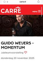Ticket Guido Weijers 20 nov 1e rij, Tickets en Kaartjes, Eén persoon, November