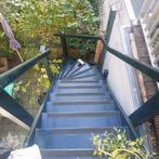 trap tuin hardhout, onderkwartslag, Ophalen of Verzenden, Gebruikt, Veranda