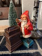 Mooie en bijzondere zeer oude gietijzer spaarpot kerstman, Antiek en Kunst, Ophalen of Verzenden