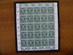 Duitse Rijk AM POST MiNo 35  ---  1 Reichsmark compleet vel, Ophalen of Verzenden, Duitse Keizerrijk, Postfris