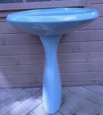 WASTAFEL MET ZUIL GEGLAZUURD {NIEUW}+KRANEN EN SYPHONS, Ophalen of Verzenden, Nieuw, Rvs, Wastafel