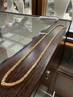 Prachtige 14k gouden massieve koningsketting 60 cm 3.2 mm, Ophalen of Verzenden, Nieuw, Goud, Goud