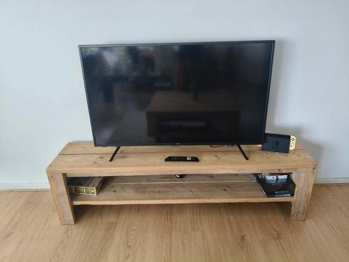 Steigerhouten TV meubel.  100% wooden TV furniture, Huis en Inrichting, Kasten | Televisiemeubels, Zo goed als nieuw, Minder dan 100 cm