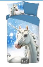 Eenhoorn Dekbedovertrek Eenpersoons Blauw, Eenpersoons, Blauw, Dekbedovertrek, Nieuw