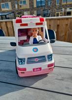 Barbie ambulance, Kinderen en Baby's, Speelgoed | Poppen, Gebruikt, Ophalen of Verzenden, Barbie