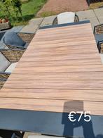 Garden impressions aluminium tafel €75, Ophalen, Gebruikt, Overige materialen
