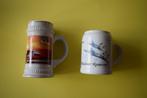 luchtvaart militaria 2 bijzondere bierpullen Ukraine / DDR, Verzenden, Zo goed als nieuw, Overige typen