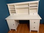 Hemnes bureau Ikea met opbouw, Huis en Inrichting, Bureaus, Ophalen, Zo goed als nieuw