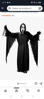 Ghost Face Kostuum - Scream - maat S, 1x uurtje gedragen, Ophalen of Verzenden, Nieuw, Maat 46 (S) of kleiner, Halloween