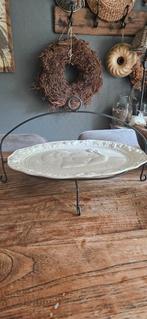 Grote Etagère  met bord en houder, Ophalen of Verzenden, Zo goed als nieuw