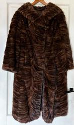 Prachtige vintage bruine bontjas, Ophalen of Verzenden, Gedragen, Maat 42/44 (L), Bruin