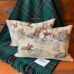 Engelse SET kussens Tally Ho globelin/Tweed ruit, Westdijk 41 3241GT Middelharnis, Overige kleuren, Ophalen of Verzenden, Info@hetlijstjevanbrocante.nl