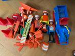 Vintage playmobil set bouwvakkers en sneeuwscooter set!, Ophalen of Verzenden, Gebruikt, Los playmobil