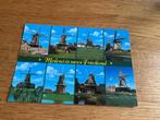 M94) molen Sloten Woudsend Dronrijp IJlst Dokkum Witmarsum, Verzamelen, Ansichtkaarten | Nederland, Ophalen of Verzenden, Friesland