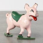 Oude houten kermis draaimolen varken, Verzamelen, Automaten | Overige, Ophalen of Verzenden, Zo goed als nieuw