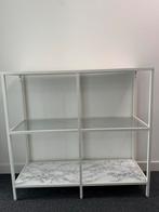 IKEA Vittsjö – wit frame en marmerlook bodem, Ophalen, Zo goed als nieuw