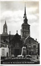 Maastricht- -St,.Servaaskerk met H.Hartbeeld, Verzamelen, Verzenden, 1940 tot 1960, Gelopen, Limburg